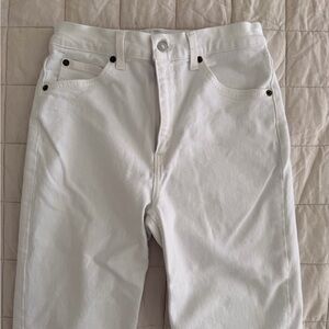 Re/Done - Size 27 - Women’s White Straight Jeans